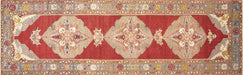 Vintage Turkish Oushak Runner - 3'5" x 11'2"