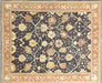 Semi Antique Turkish Oushak Rug - 11'4" x 13'9"