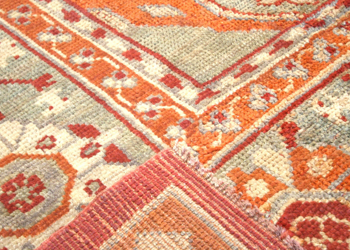 Antique Turkish Oushak Rug - 16'10" x 19'6"