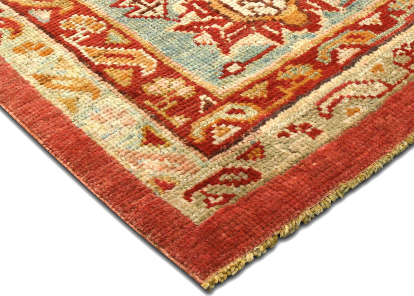 Vintage Turkish Oushak Rugs - 13'10" x 15'4"