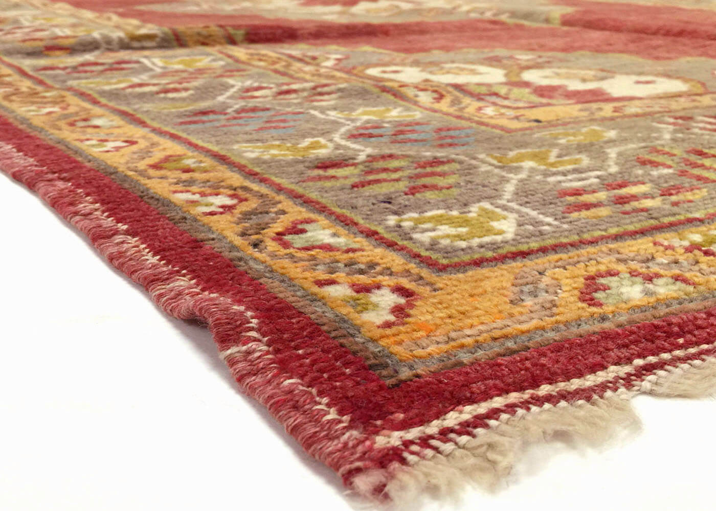 Vintage Turkish Oushak Rug - 4'6" x 11'