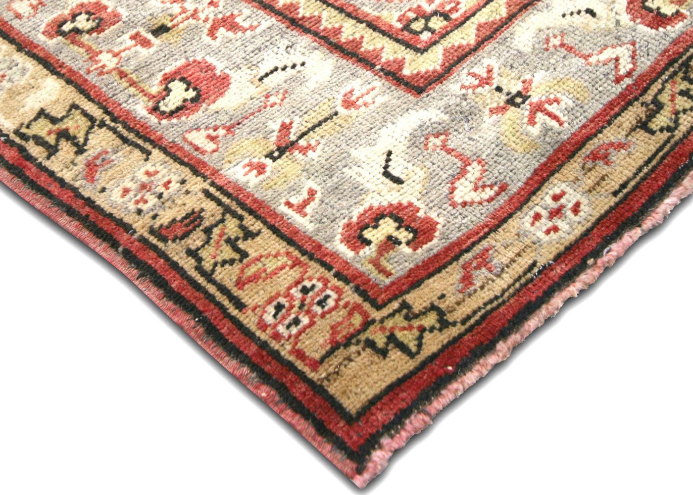 Vintage Turkish Oushak Rug - 4'10" x 11'2"