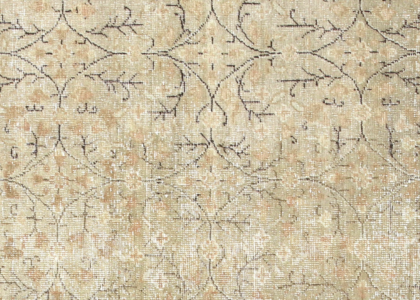 Vintage Turkish Oushak Rug - 4'8" x 11'11"