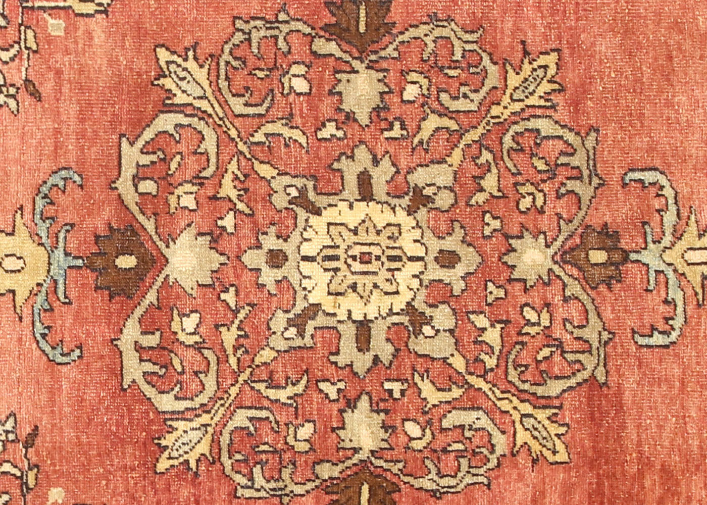 Vintage Turkish Oushak Rug - 4'8" x 12'4"