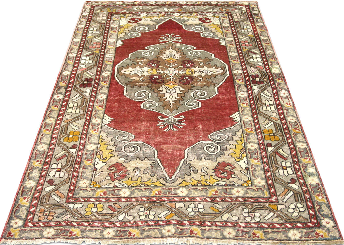 Vintage Turkish Oushak Rug - 3'6" x 5'3"