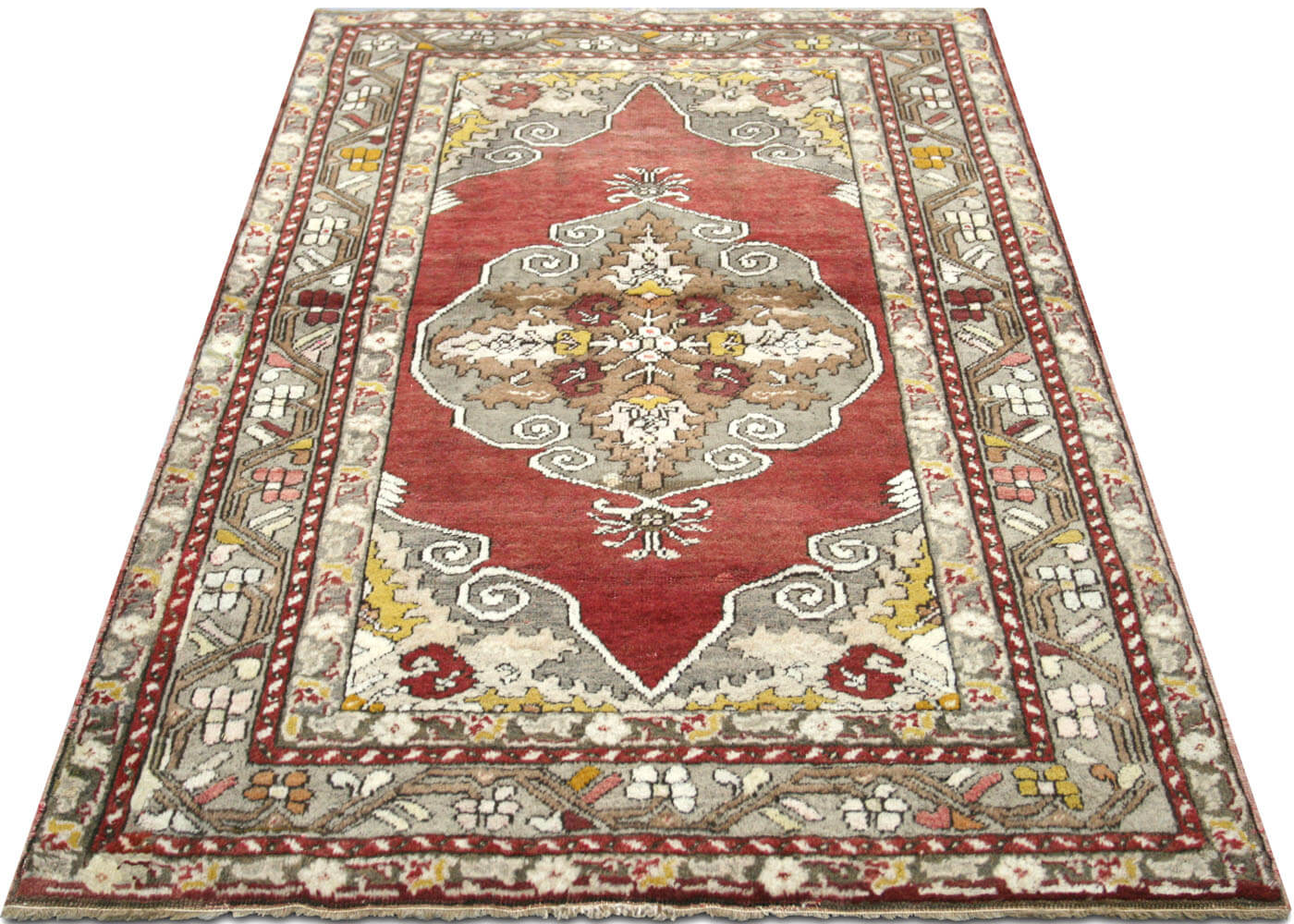 Vintage Turkish Oushak Rug - 3'6" x 5'3"