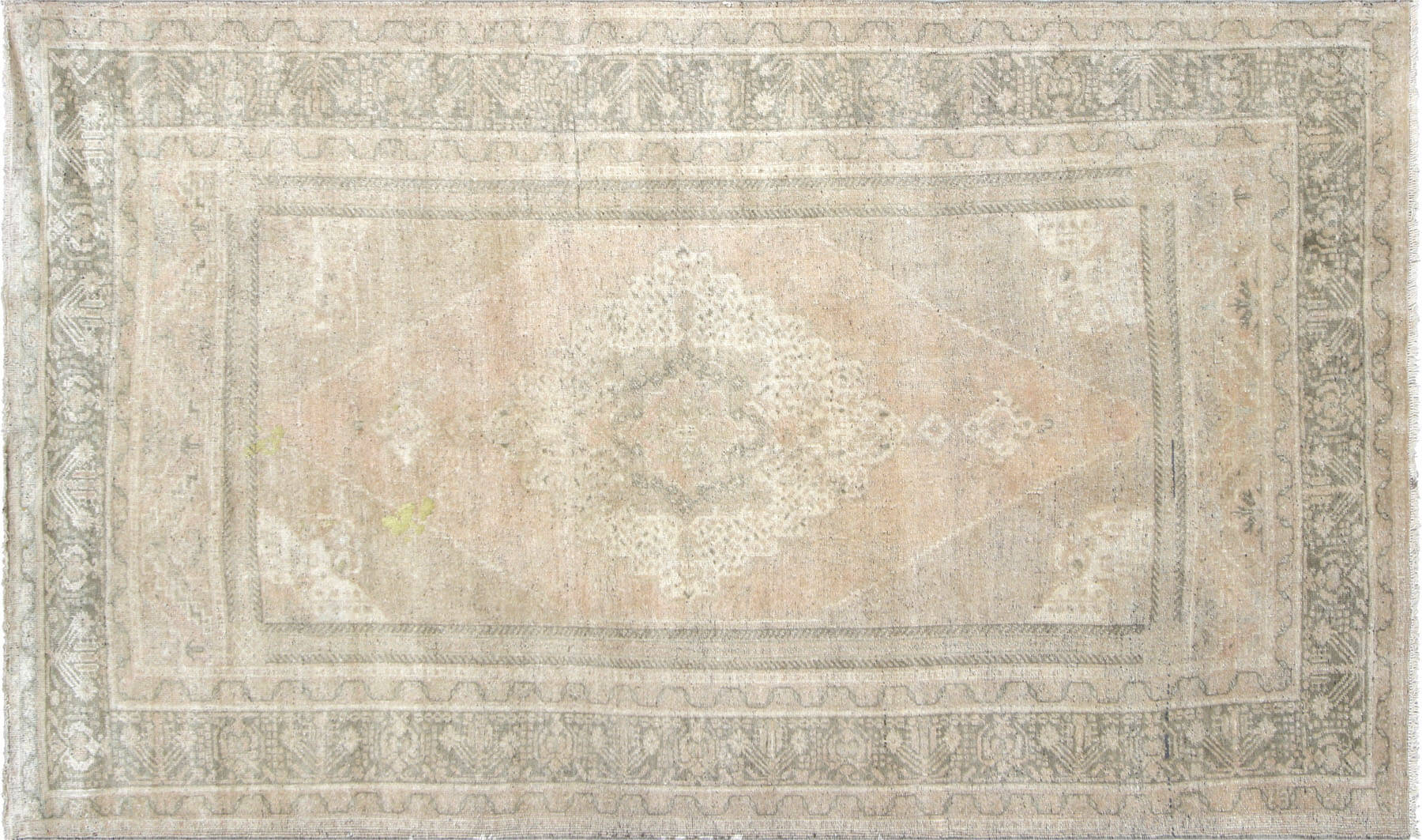 Vintage Turkish Oushak Carpet - 6'3" x 10'2"