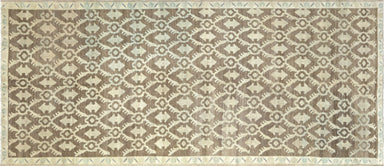 Vintage Turkish Oushak Carpet - 4'6" x 10'6"
