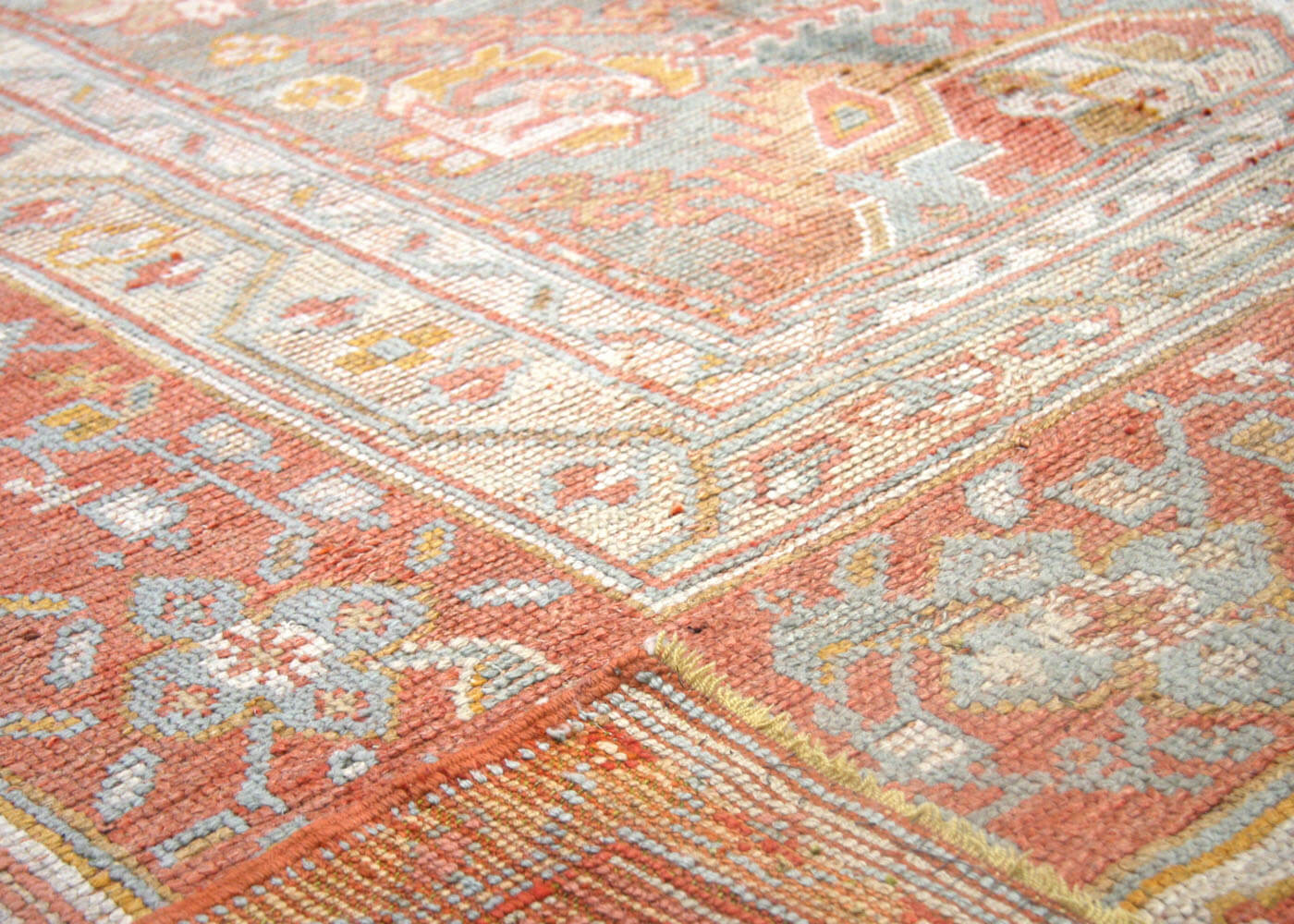 Antique Turkish Oushak Rug - 10'4" x 13'
