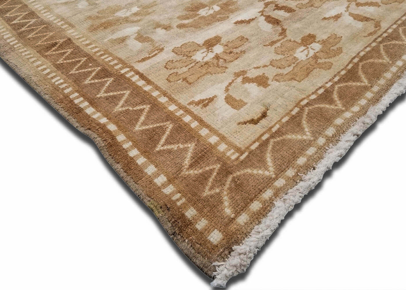 Vintage Turkish Oushak Rug - 6' x 11'1"