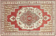 Vintage Turkish Oushak Rug - 4'6" x 6'10"