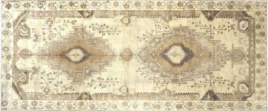 Vintage Turkish Oushak Carpet - 6'11" x 16'7"