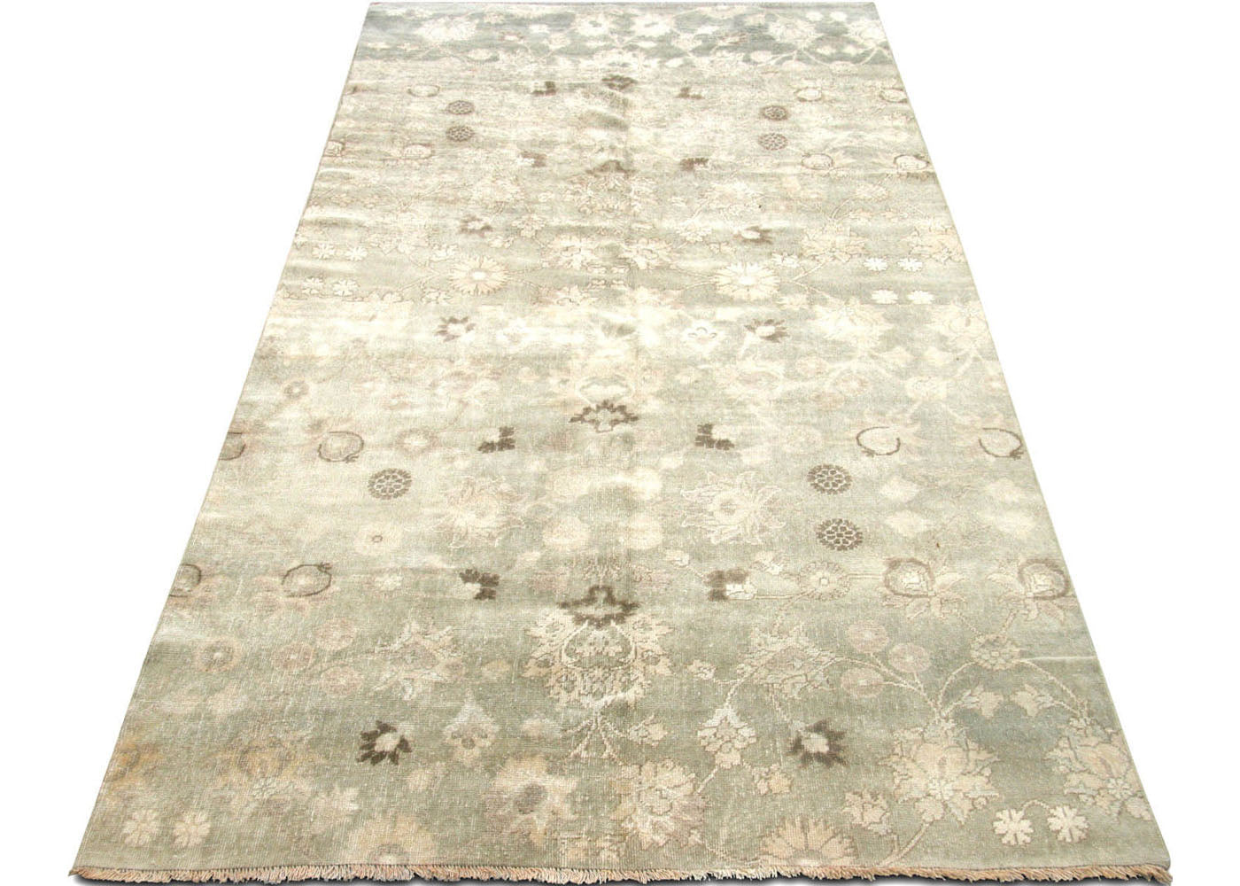 Vintage Turkish Oushak Rug - 4'8" x 9'3"