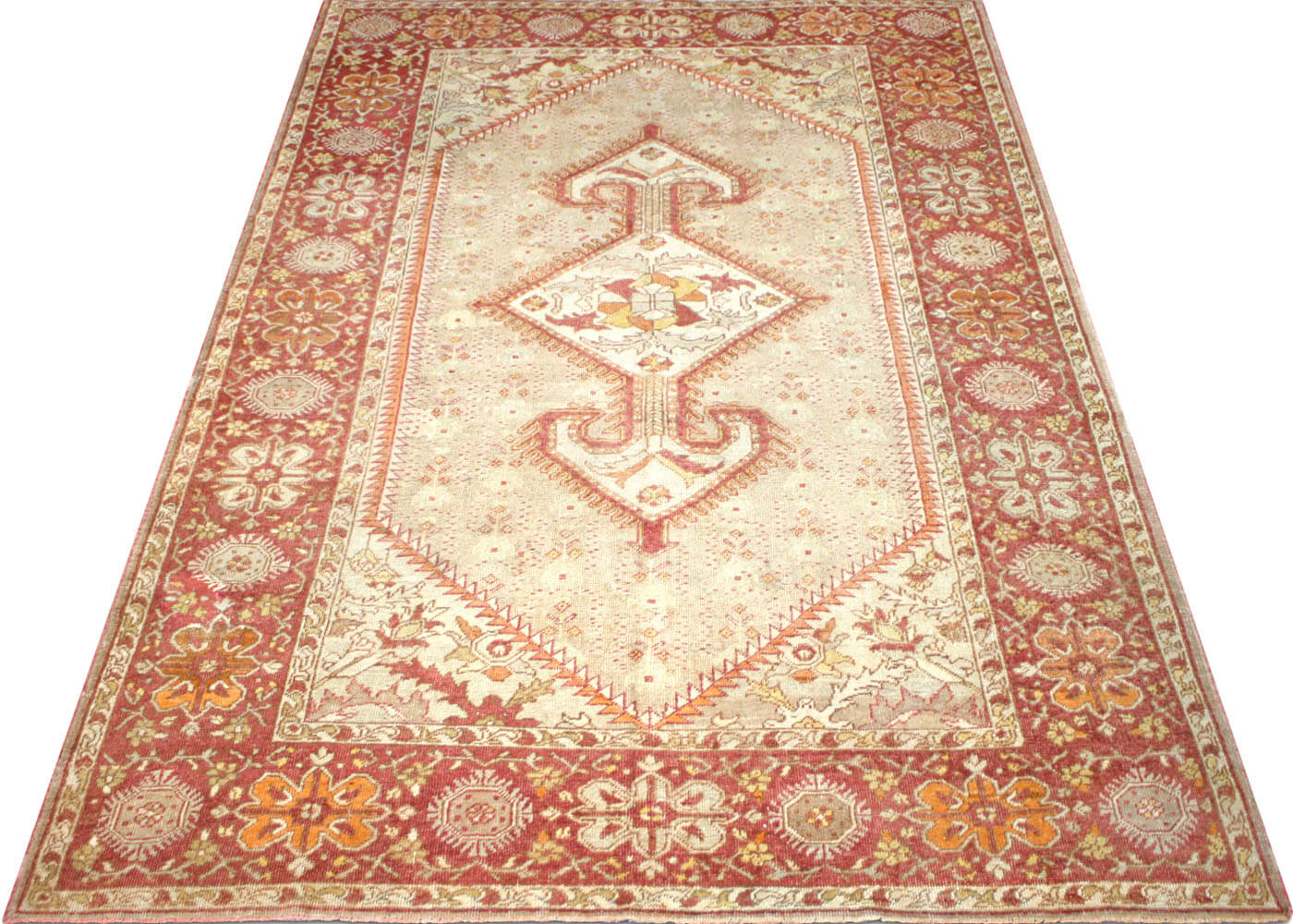 Semi Antique Turkish Oushak Rug - 8'3" x 12'7"