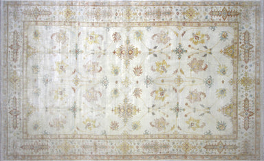 Recently Woven Turkish Oushak Carpet - 12'2" x 19'10"