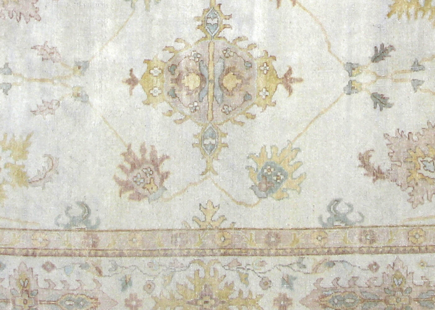 Vintage Turkish Oushak Rug - 12'2" x 19'10"
