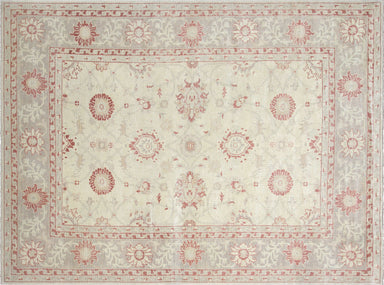 Recently Woven Turkish Oushak Carpet - 9'2" x 12'5"