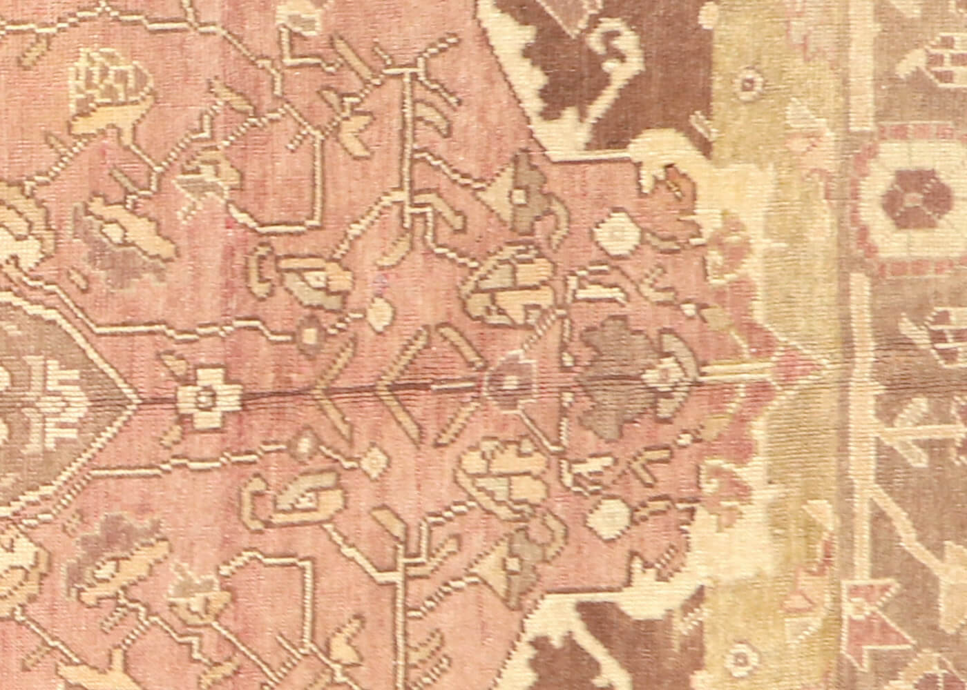 Vintage Turkish Oushak Rug - 6'2" x 9'3"