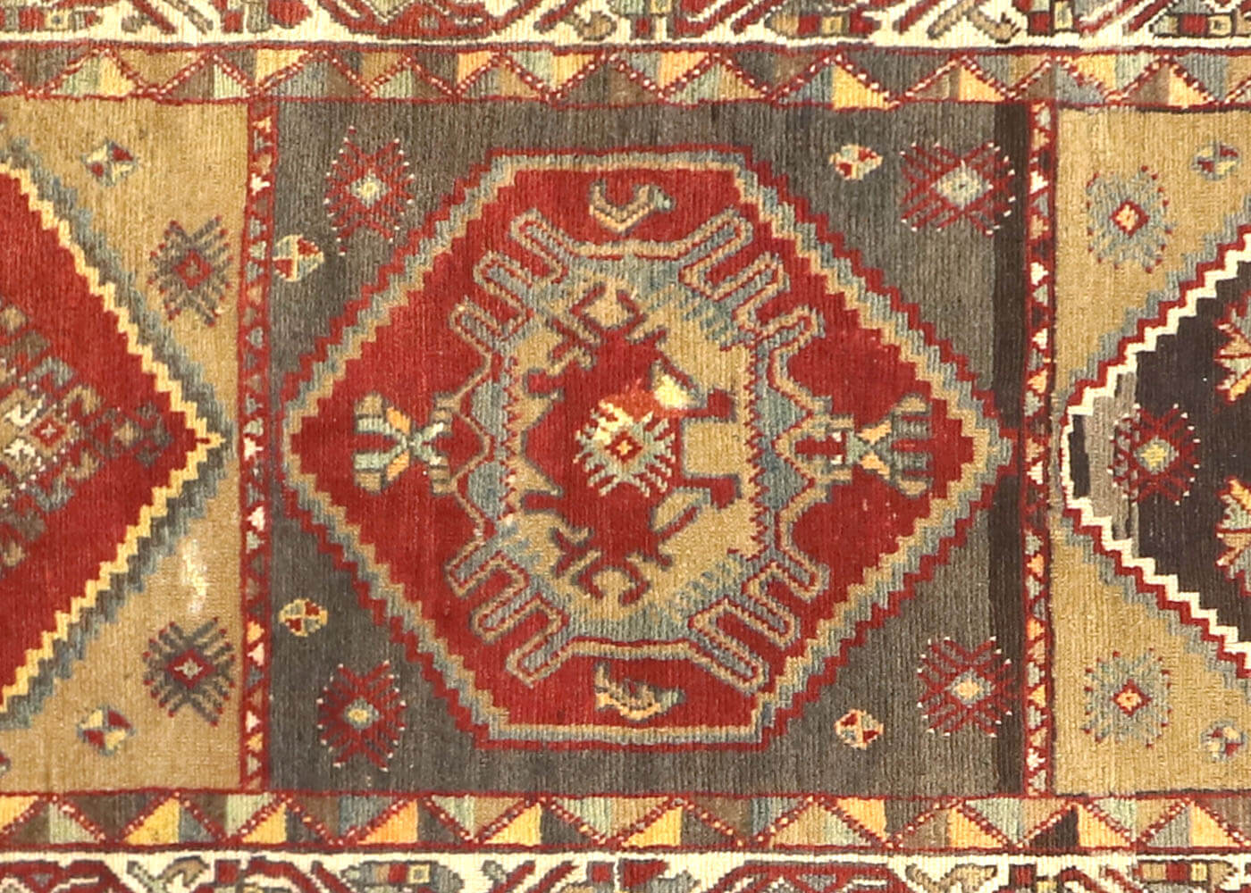 Vintage Turkish Oushak Runner - 2'5" x 12'8"