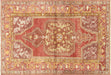 Vintage Turkish Oushak Rug - 4'4" x 6'4"
