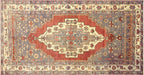 Vintage Turkish Oushak Carpet - 5'5" x 10'3"