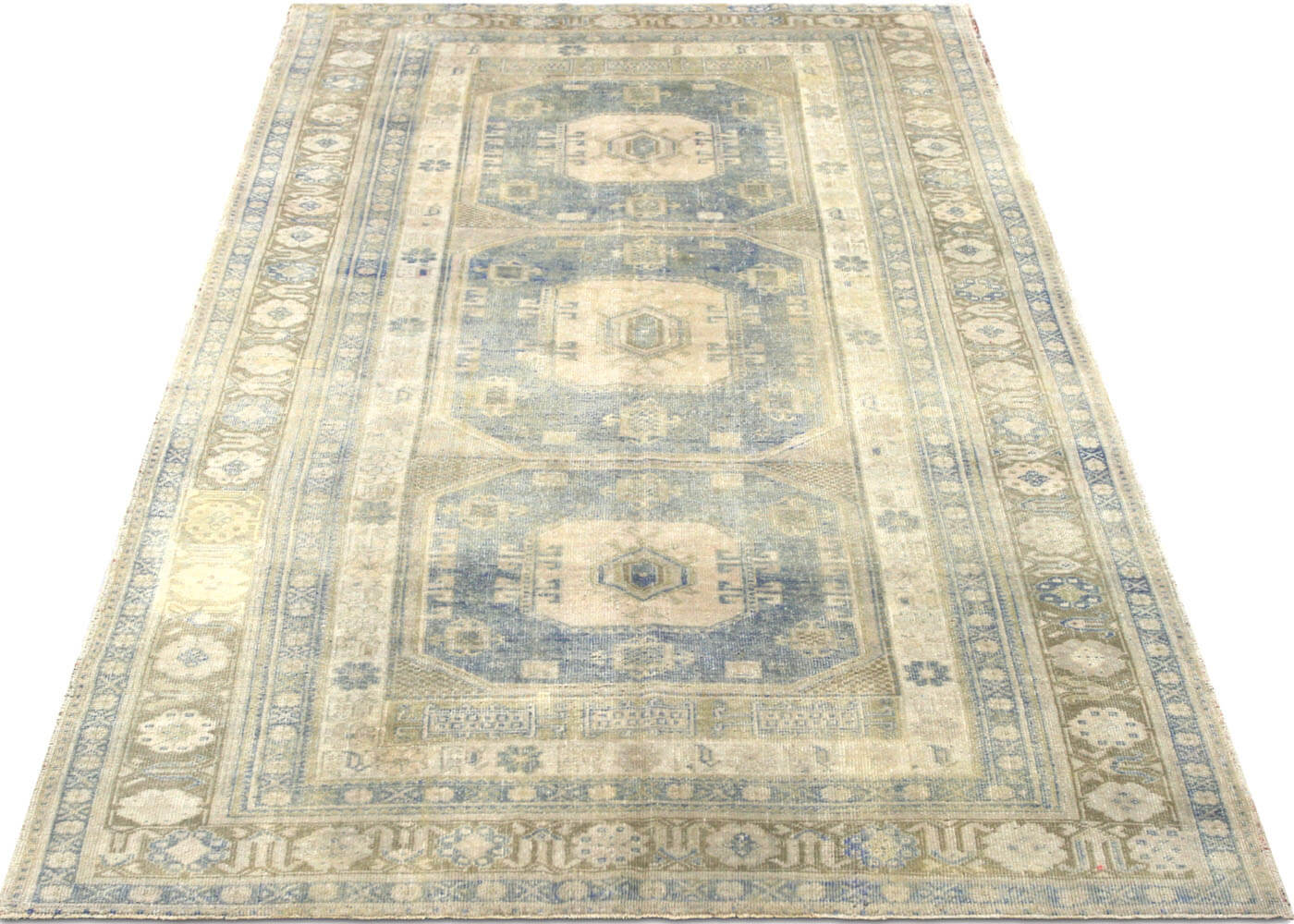 Vintage Turkish Oushak Rug - 5'7" x 9'1"