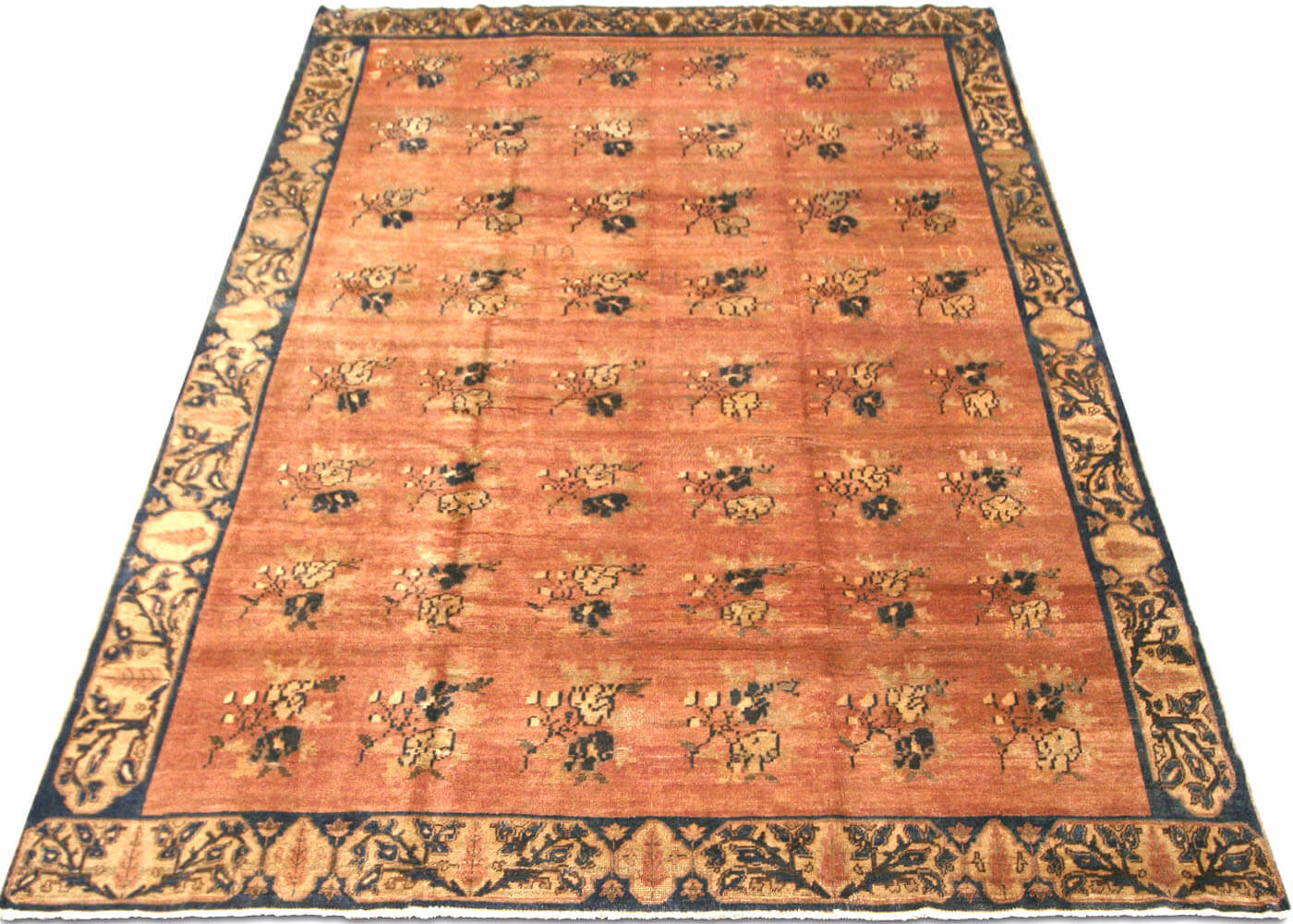 Vintage Turkish Oushak Rug - 9'8" x 12'1"