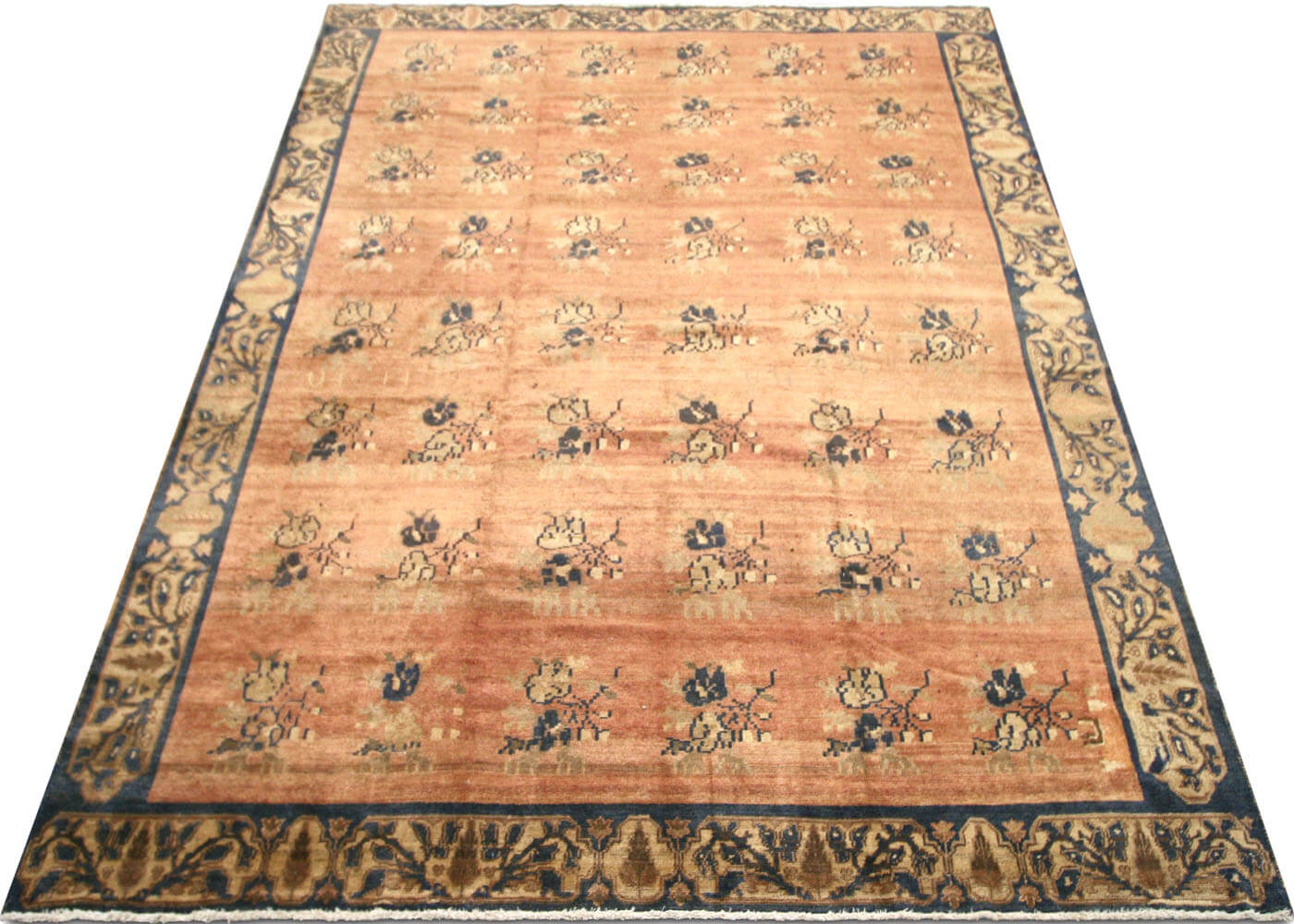 Vintage Turkish Oushak Rug - 9'8" x 12'1"