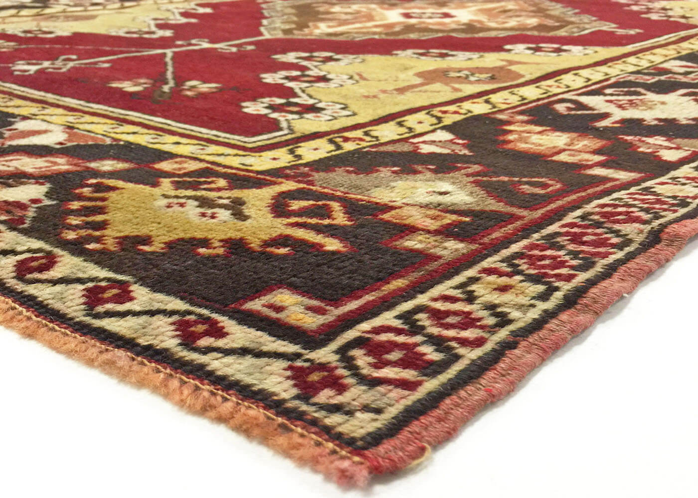 Vintage Turkish Oushak Runner - 3'5" x 12'1"