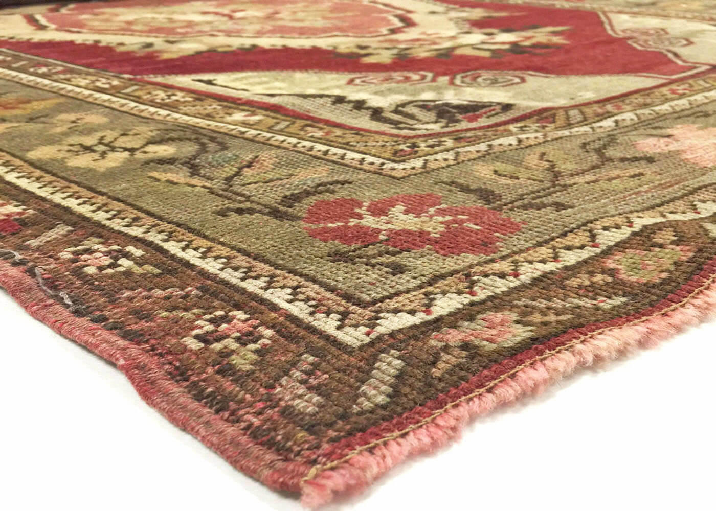 Vintage Turkish Oushak Runner - 3'6" x 10'5"