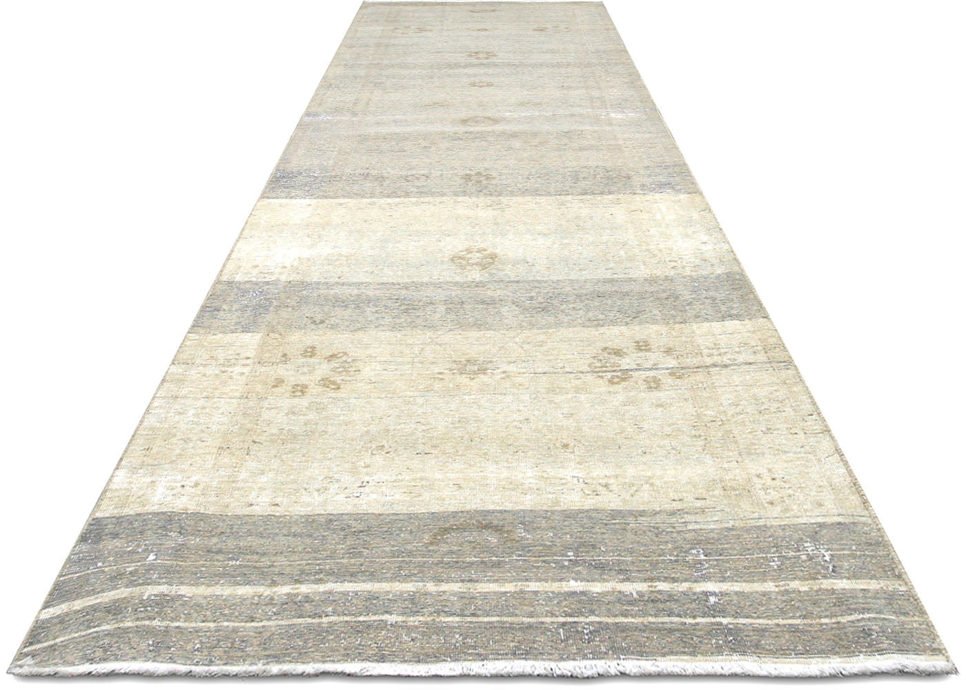 Vintage Persian Tabriz Runner - 2'11" x 11'11"