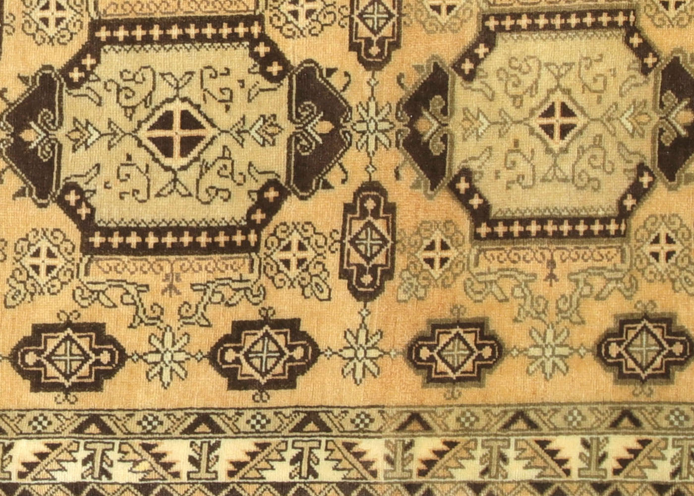 Vintage Turkish Oushak Runner - 3'2" x 11'11"