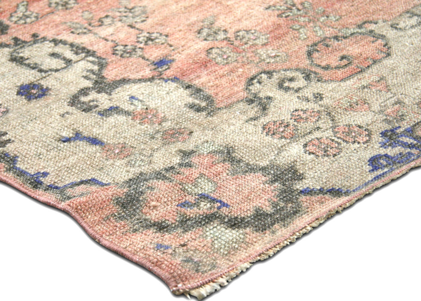 Vintage Turkish Oushak Rug - 6'7" x 9'4"