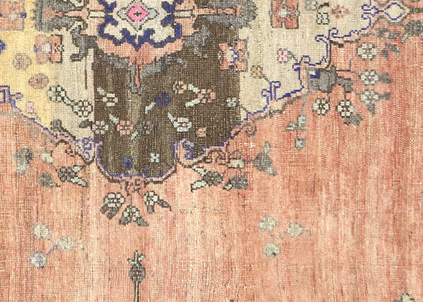 Vintage Turkish Oushak Rug - 6'7" x 9'4"