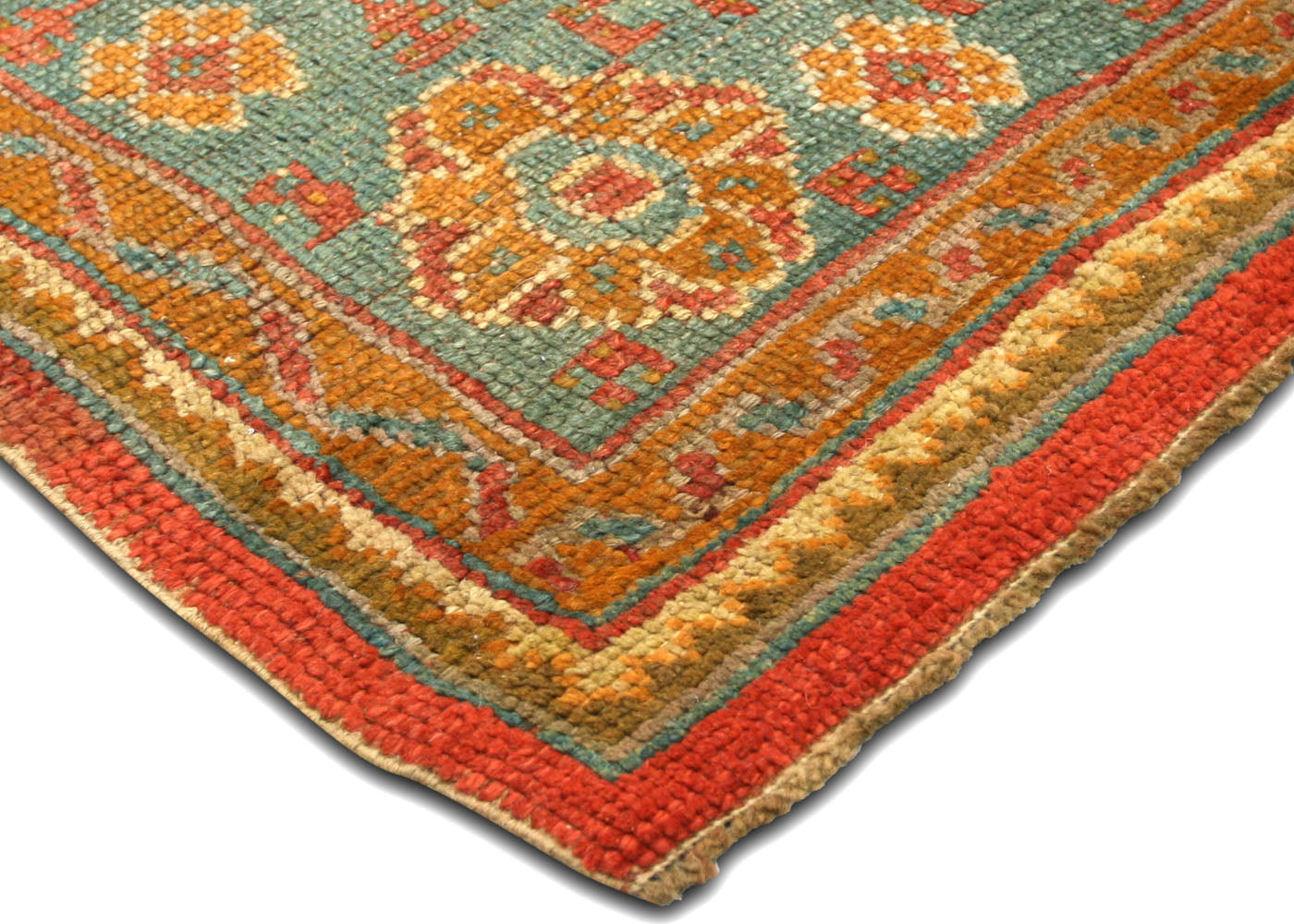 Antique Turkish Oushak Rug - 8'4" x 12'9"