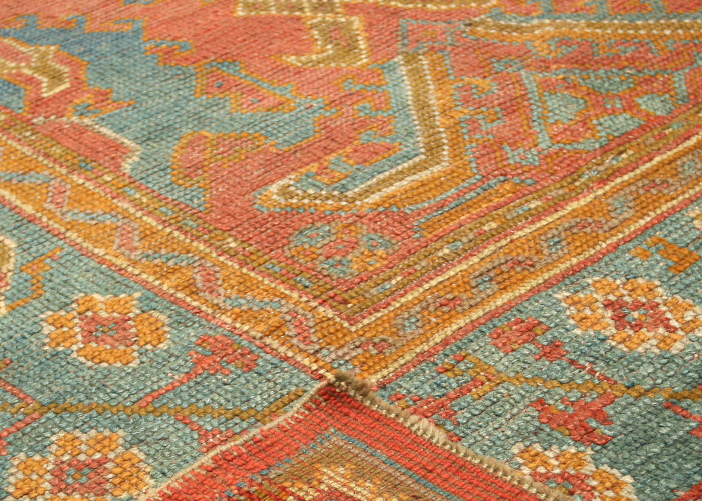 Antique Turkish Oushak Rug - 8'4" x 12'9"