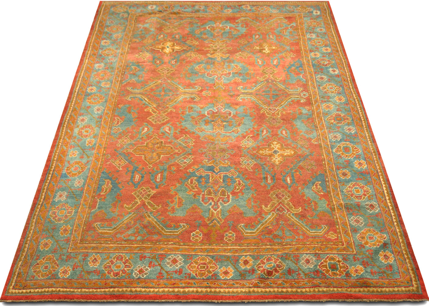 Antique Turkish Oushak Rug - 8'4" x 12'9"