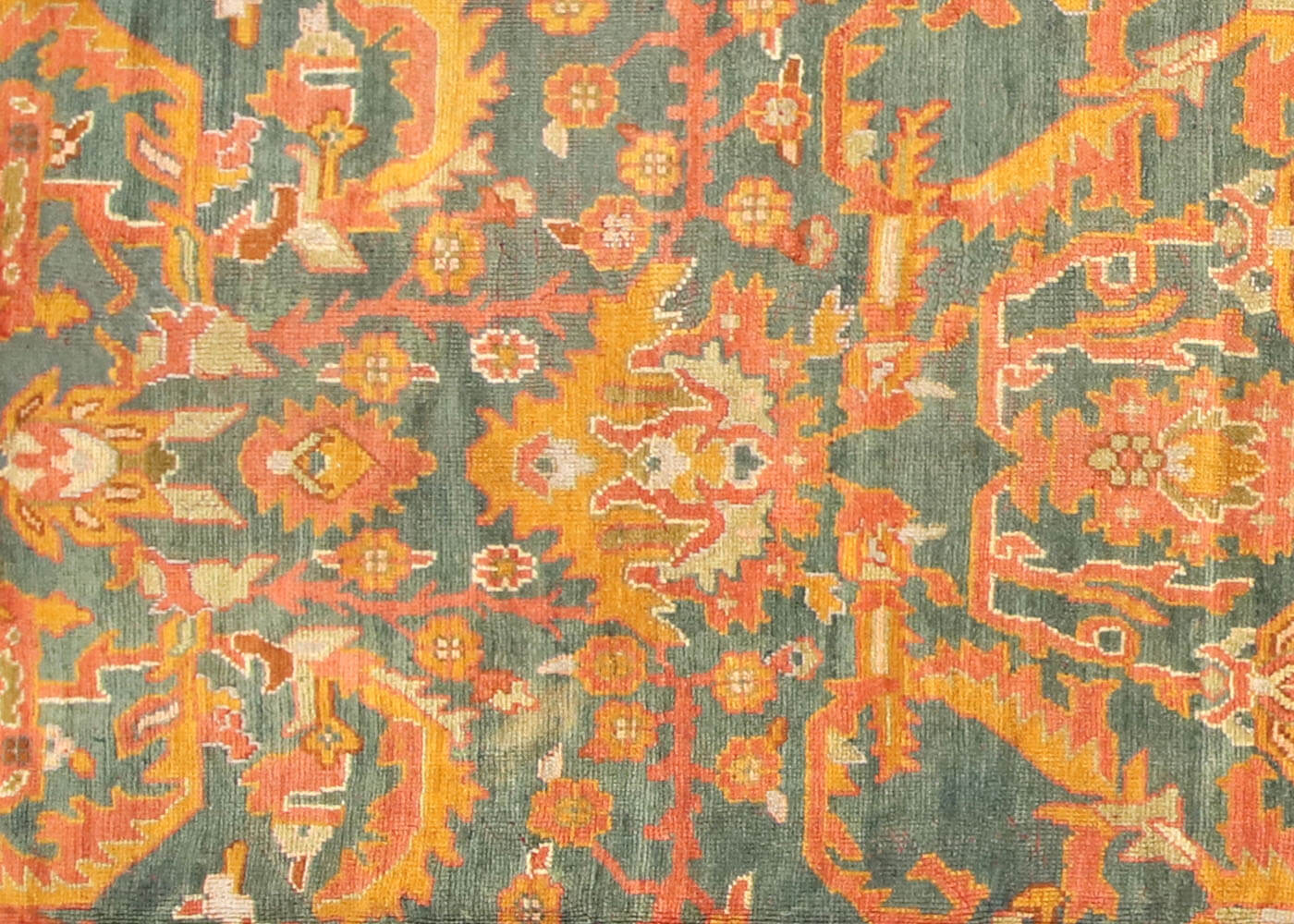 Antique Turkish Oushak Rug - 12'2" x 22'2"