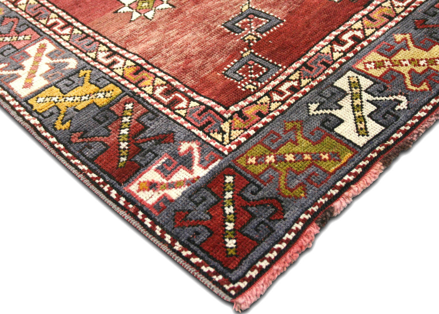 Vintage Turkish Oushak Rug - 5'5" x 6'7"