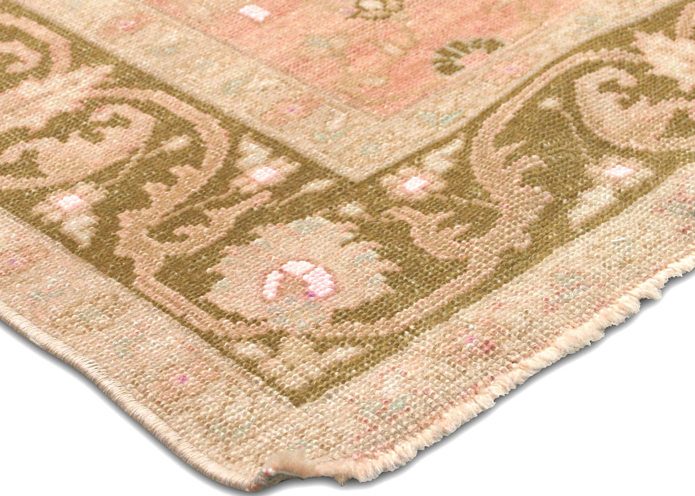 Vintage Turkish Oushak Rug - 7' x 9'1"