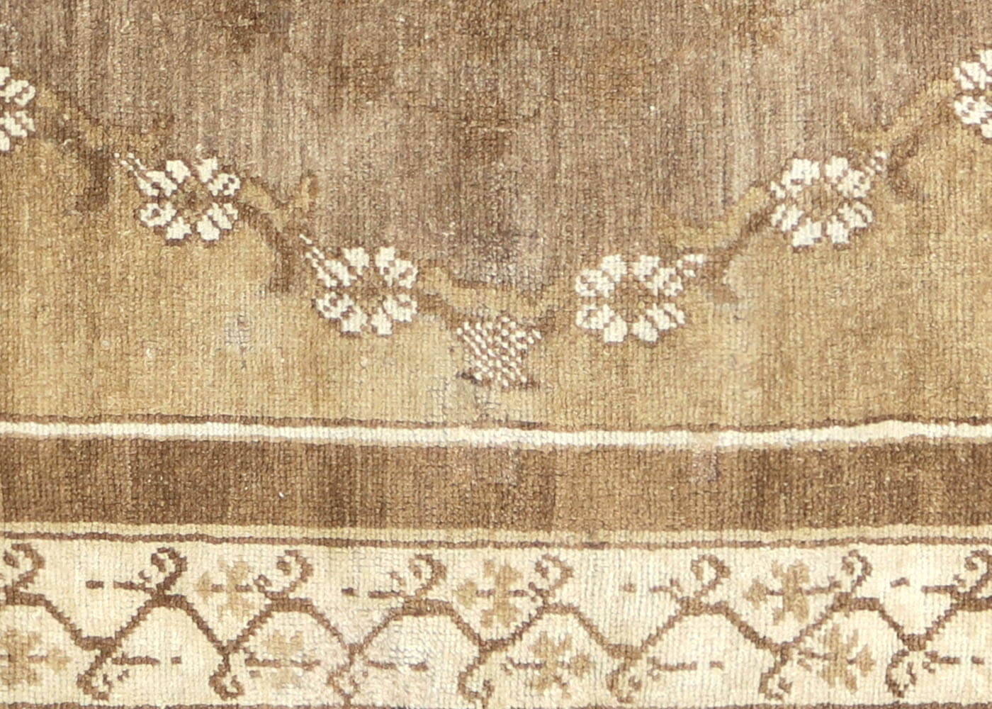 Vintage Turkish Oushak Rug - 5'4" x 9'