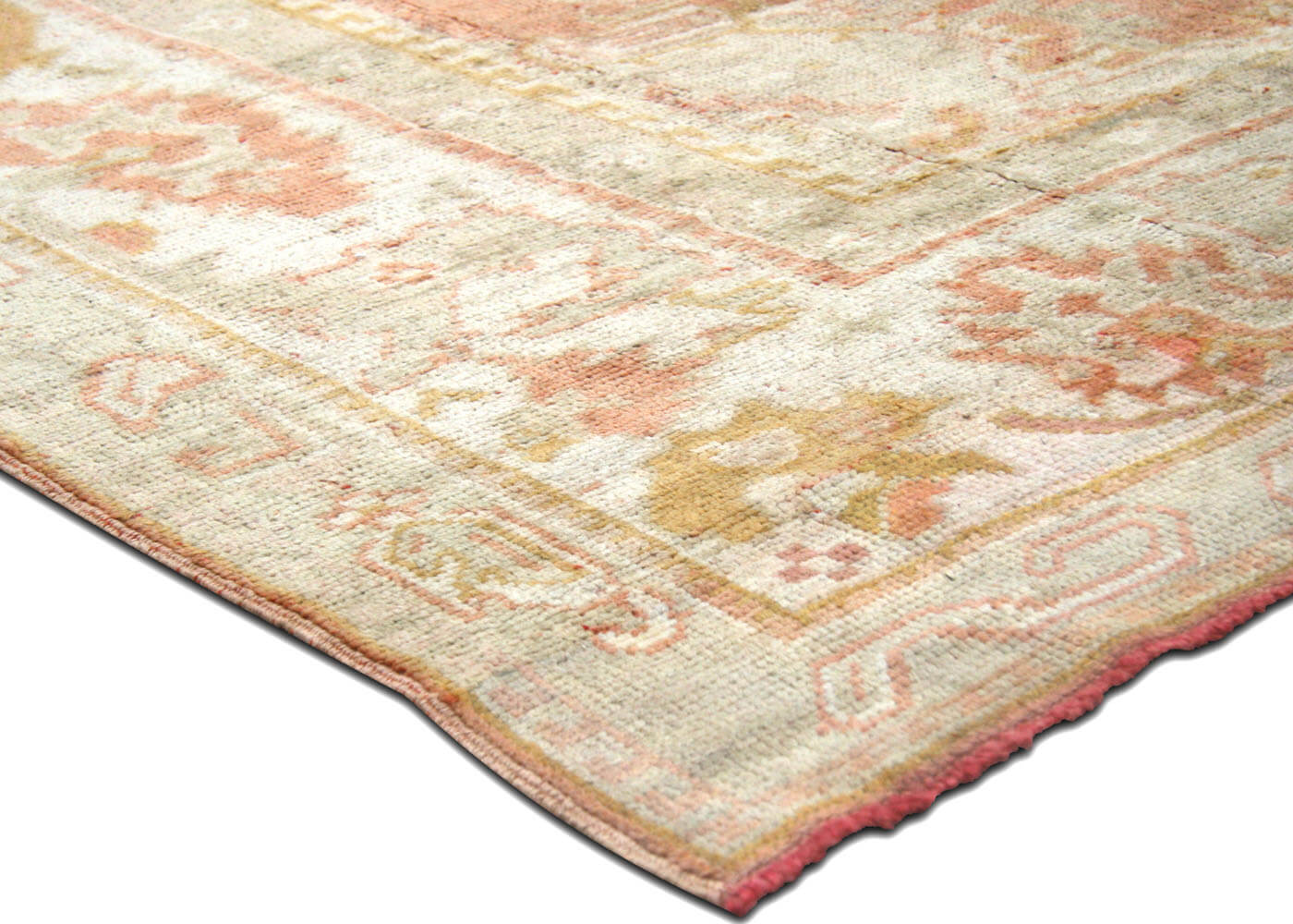Antique Turkish Oushak Rug - 9'1" x 12'8"