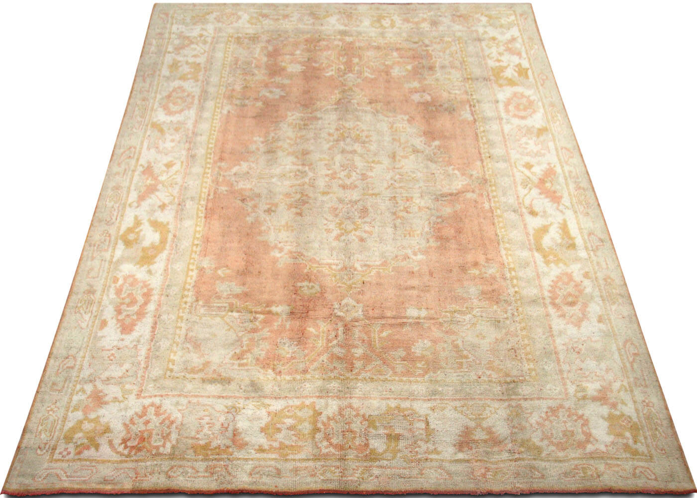 Antique Turkish Oushak Rug - 9'1" x 12'8"