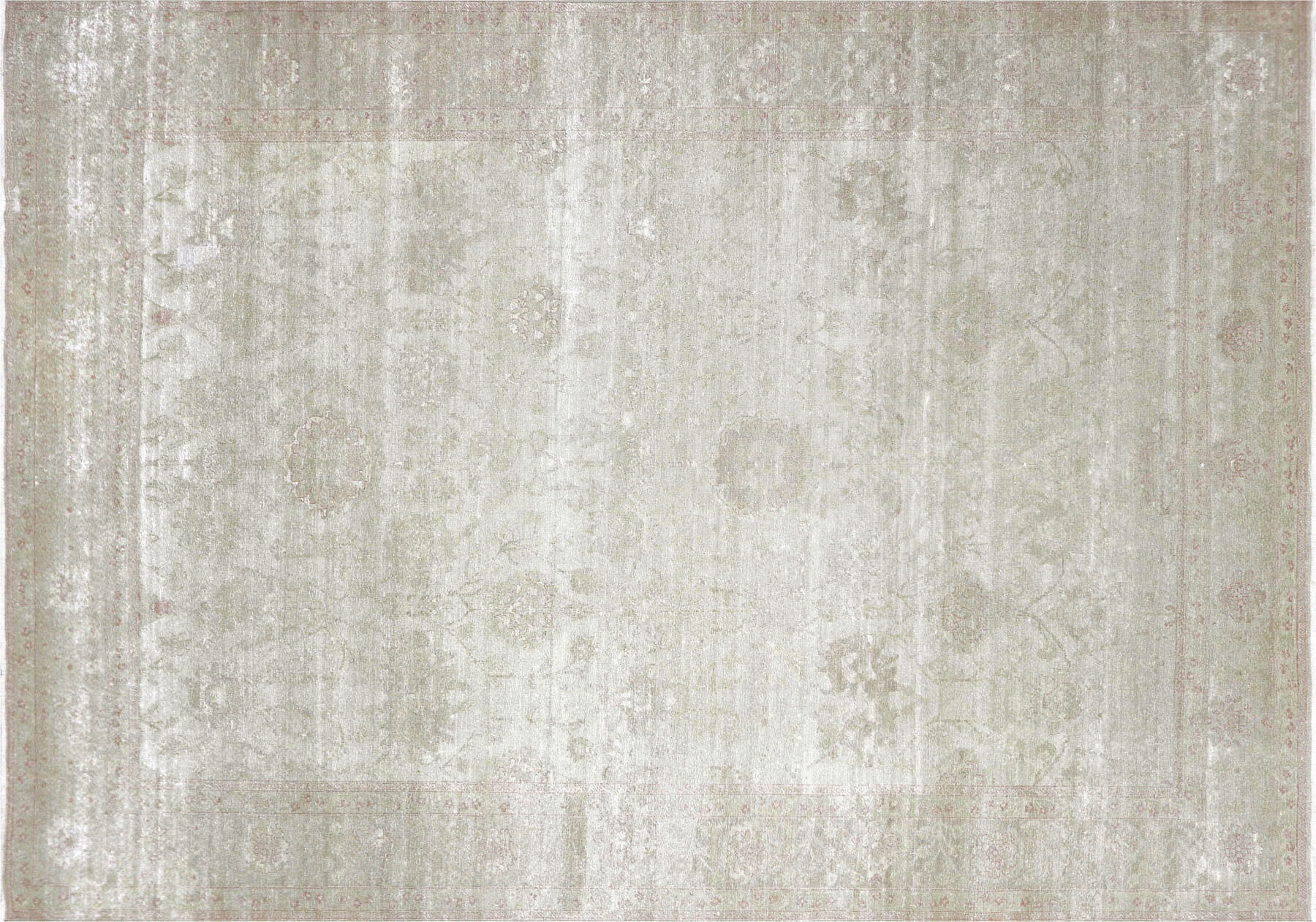 Recently Woven Egyptian Tabriz Carpet - 9'7" x 13'5"