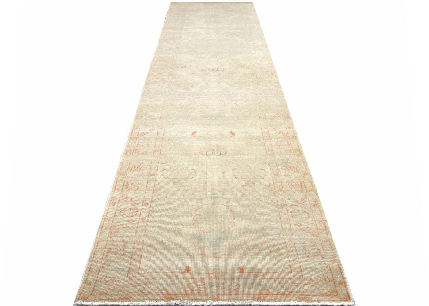 Vintage Egyptian Tabriz Runner - 2'6" x 13'7"