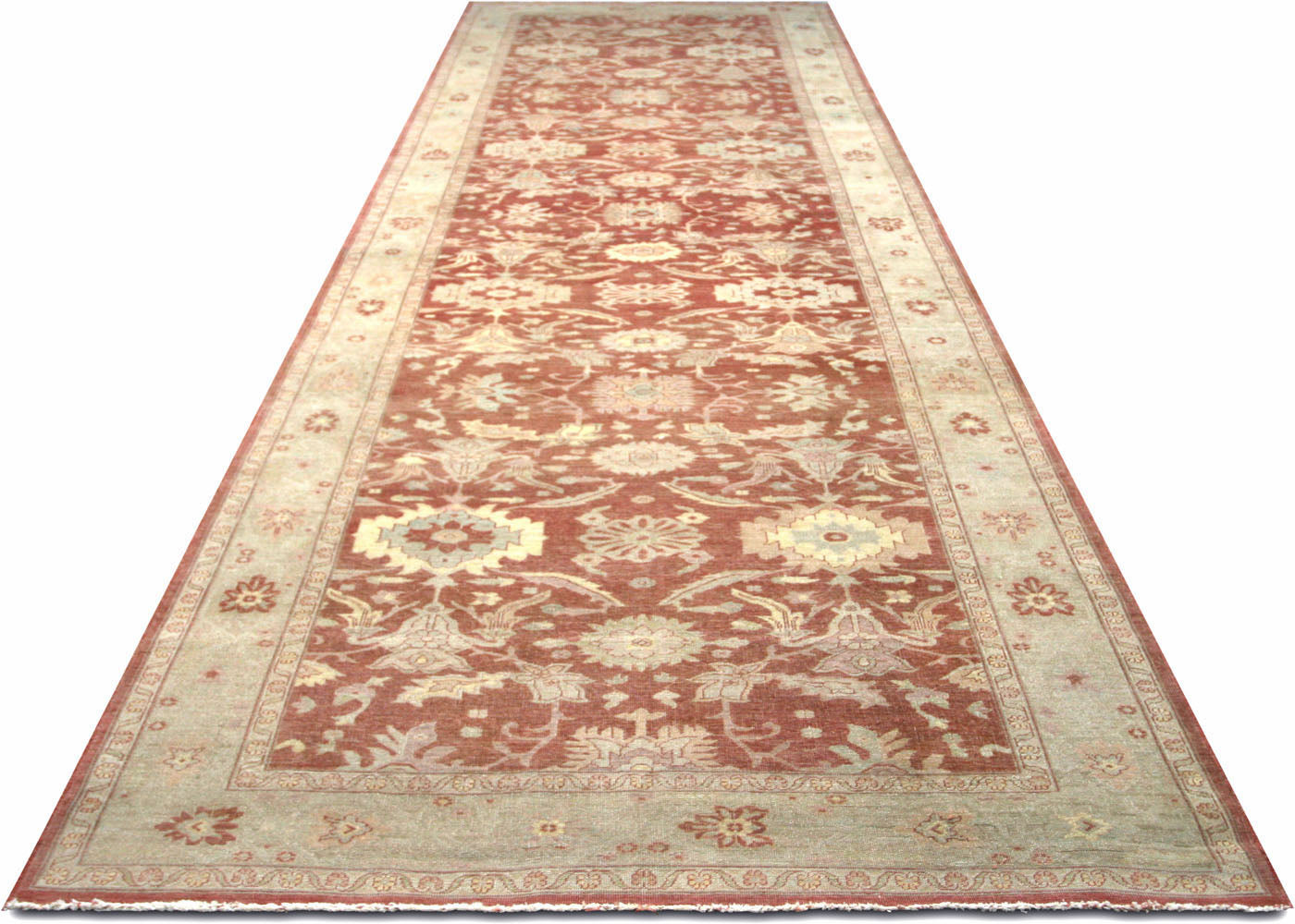 Vintage Egyptian Tabriz Rug - 6'1" x 21'5"