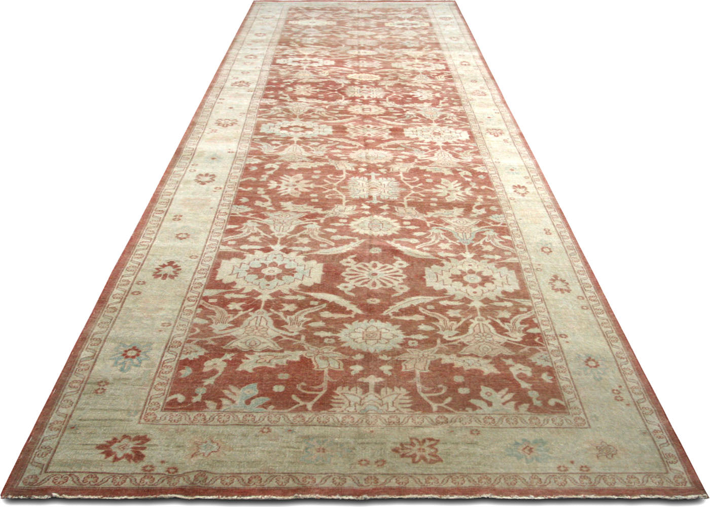 Vintage Egyptian Tabriz Rug - 6'1" x 21'5"