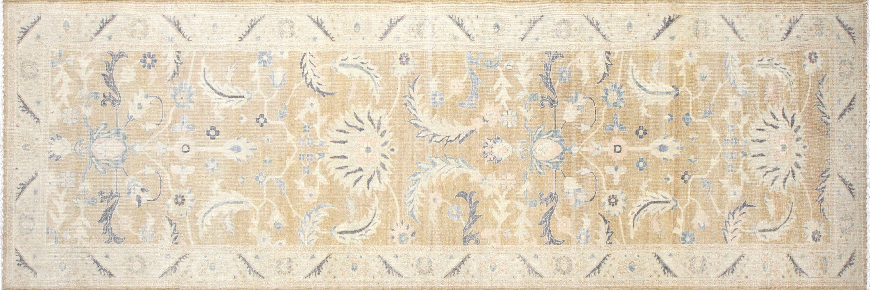 Recently Woven Egyptian Sultanabad Carpet - 4'11" x 14'10"