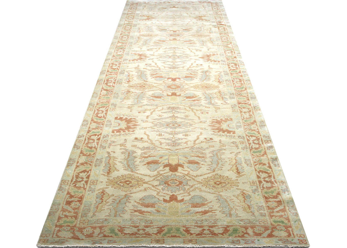 Vintage Egyptian Sultanabad Rug - 4'10" x 18'2"