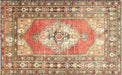 Vintage Turkish Oushak Rug - 4' x 6'8"